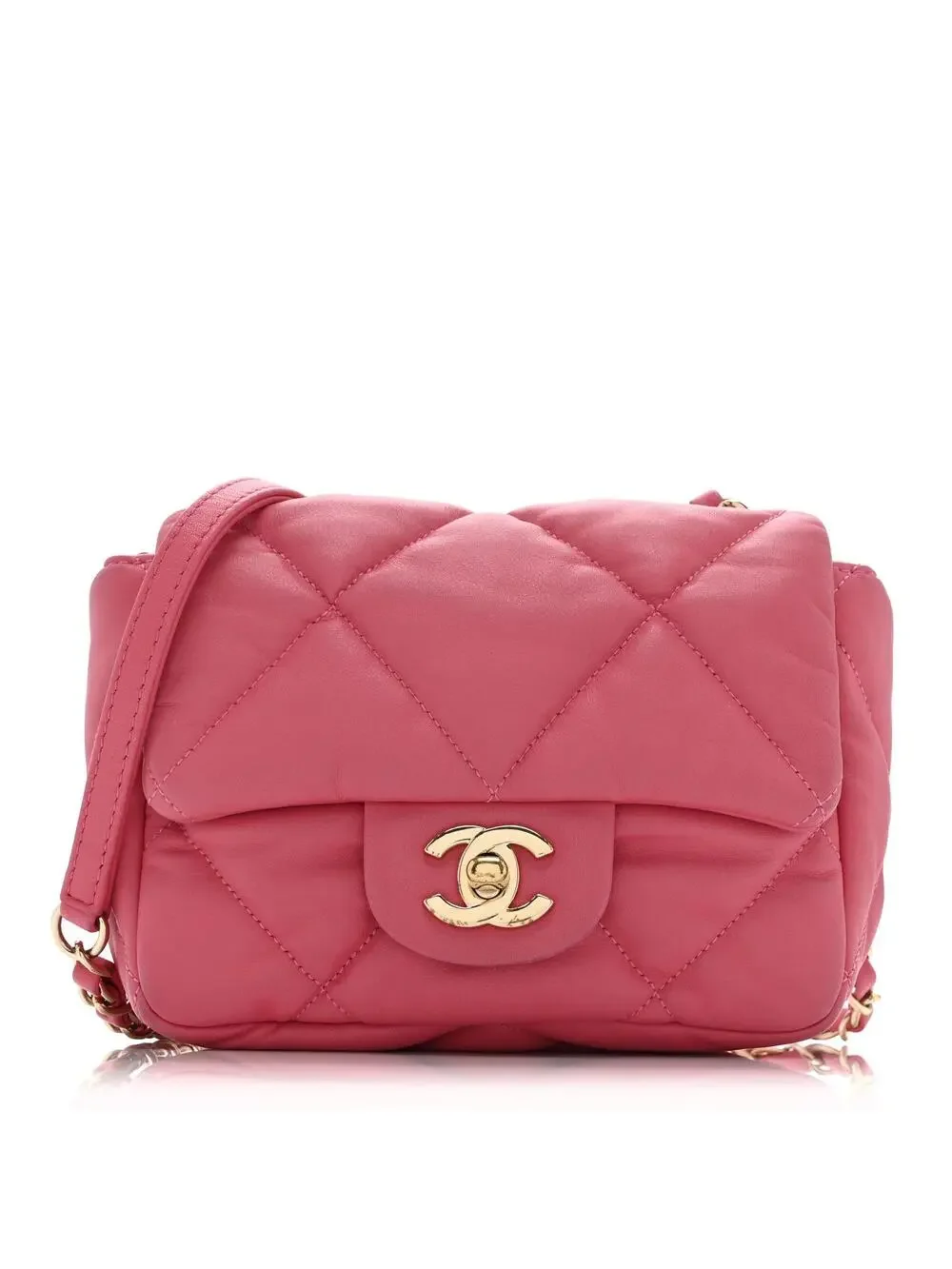 Chanel Calfskin Quilted Mini Square #322213C19B